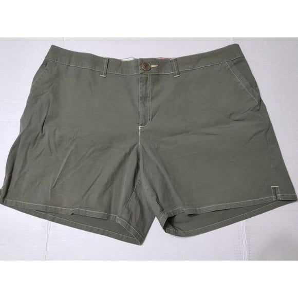 Pants - Izod Women Stretch Waist Shorts Olive Green Waist 22 in
